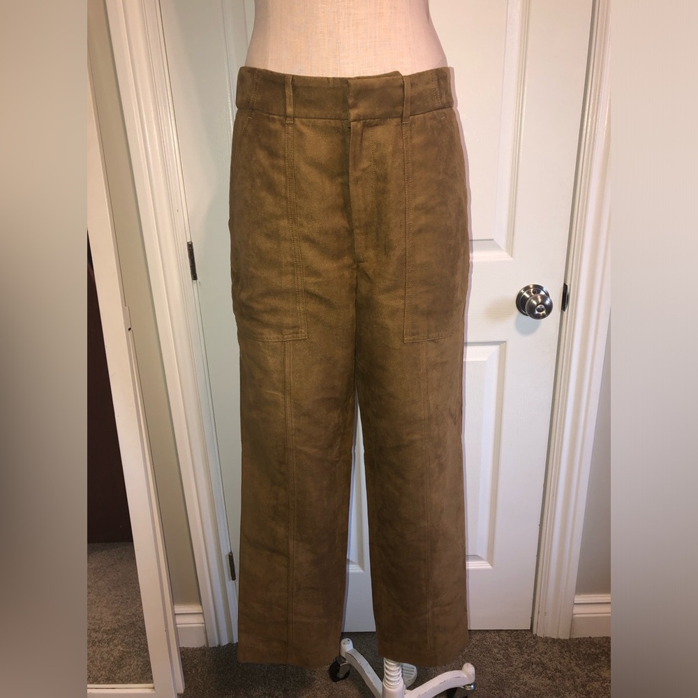 Banana Republic faux suede Brown Pants